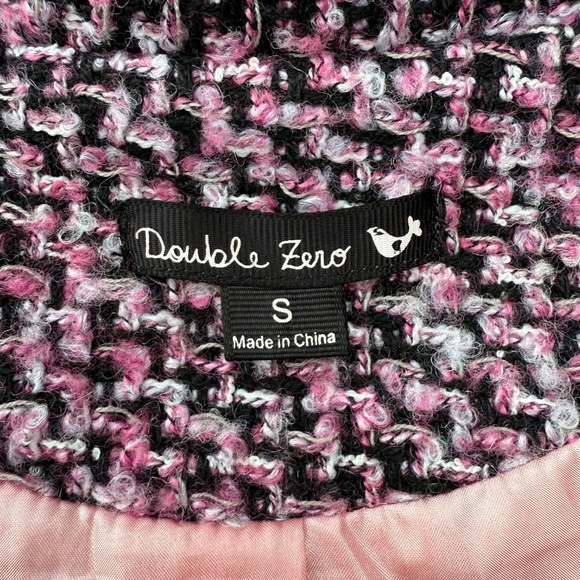 Gorgeous Y2K Pink,black and white tweed blazer jacket - Picture 11 of 12